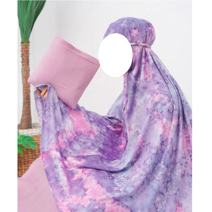 GMJ1 Mukena Bali Dewasa Rayon Tiedye
