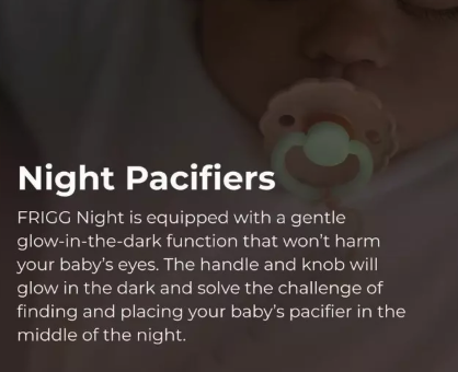 FRIGG  FRIGG Empeng Bayi Natural Rubber Pacifier Daisy NIGHT - Size 2