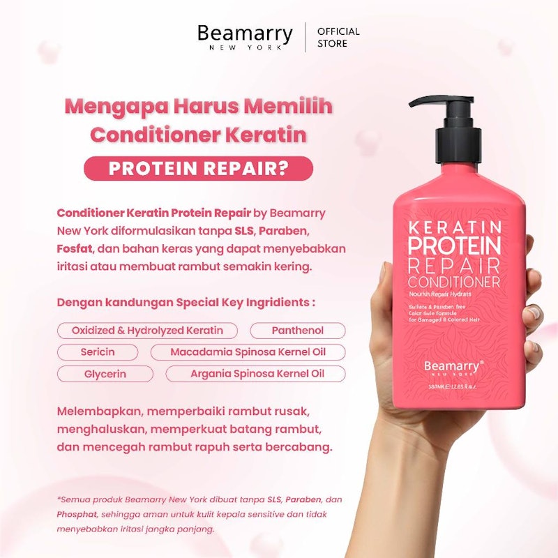 Beamarry New York Keratin Protein Repair Conditioner 3