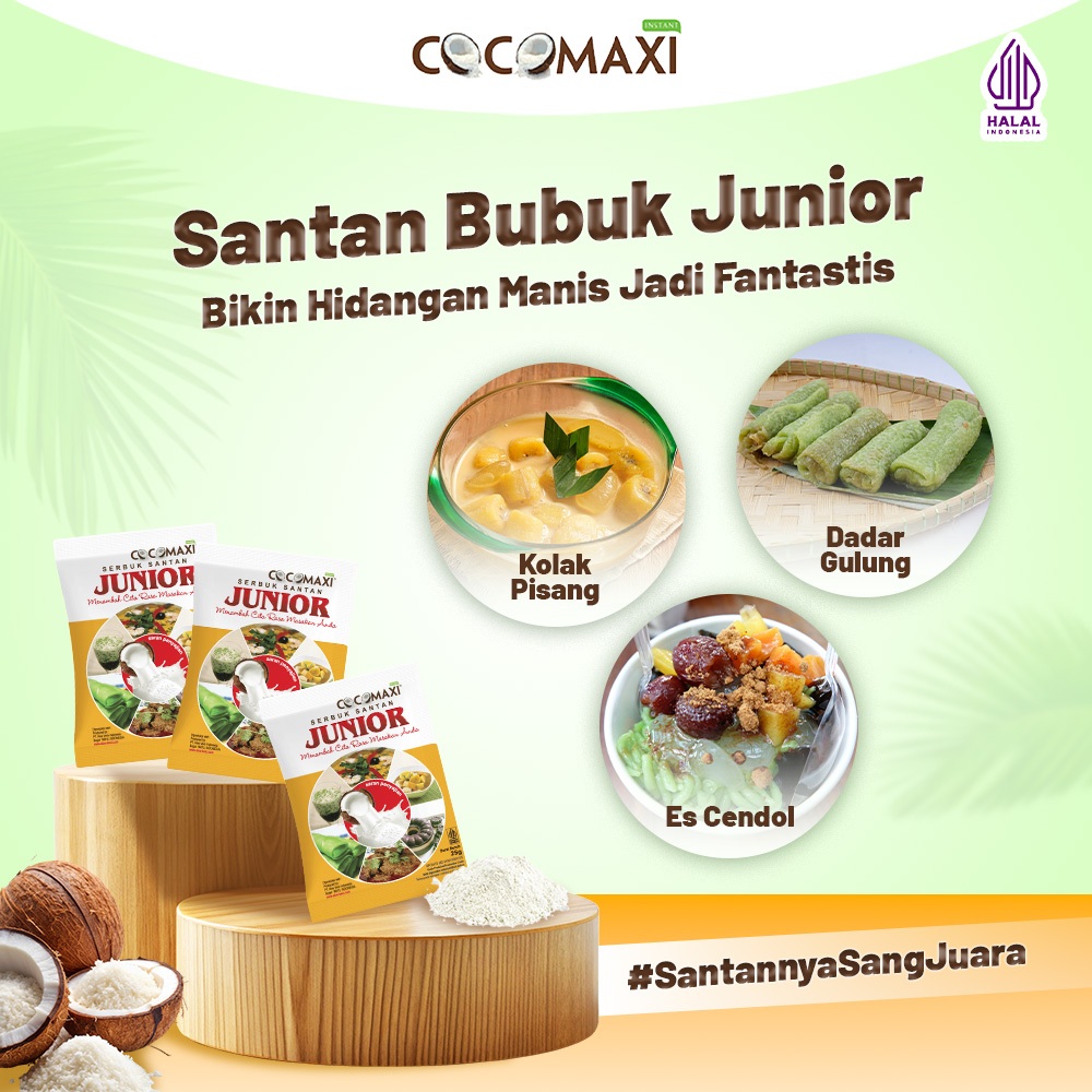 Clio Surya Cemerlang COCOMAXI Serbuk Santan Junior 