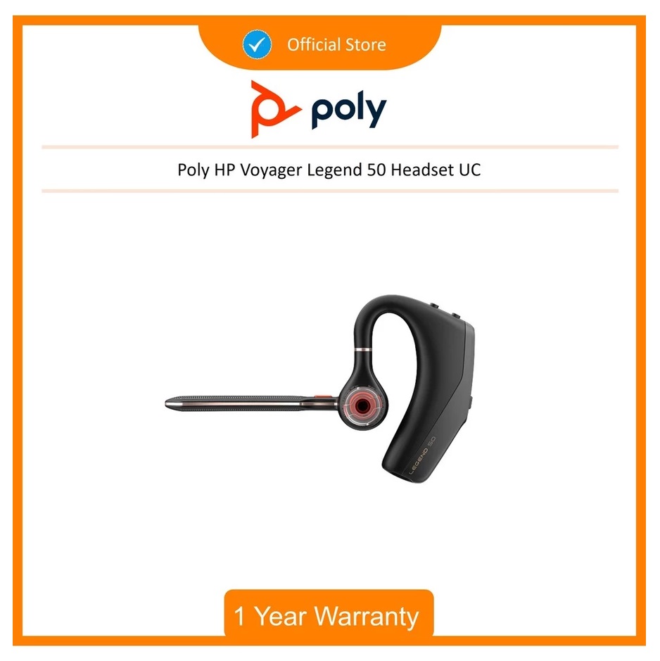 HP Inc Poly HP Voyager Legend 50 Headset UC  AT9M9AA