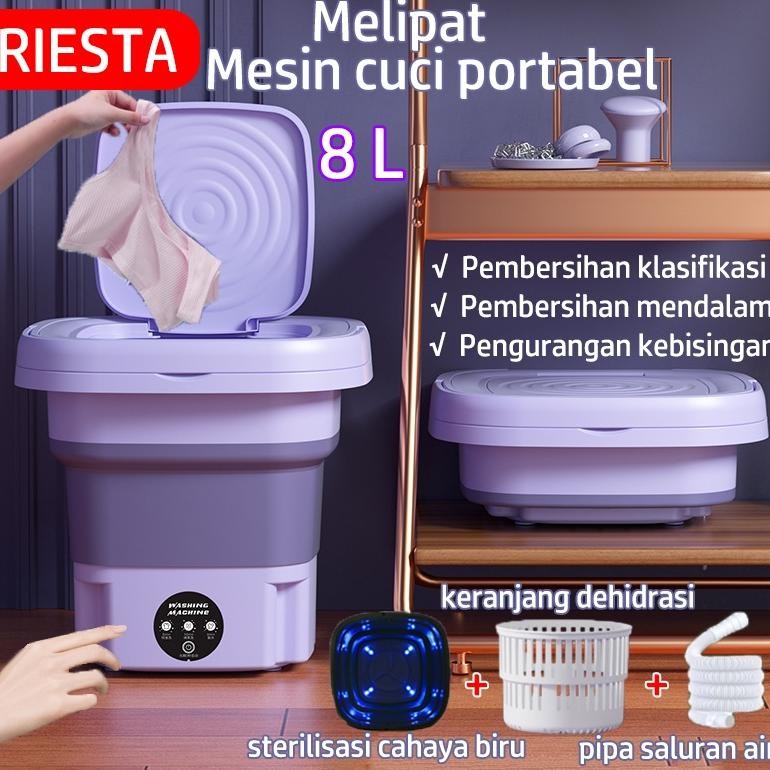 Riesta Home Riesta Home Mesin Cuci Mini Melipat Portable