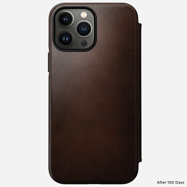 Nomad Goods Modern Leather Folio iPhone 13 Series