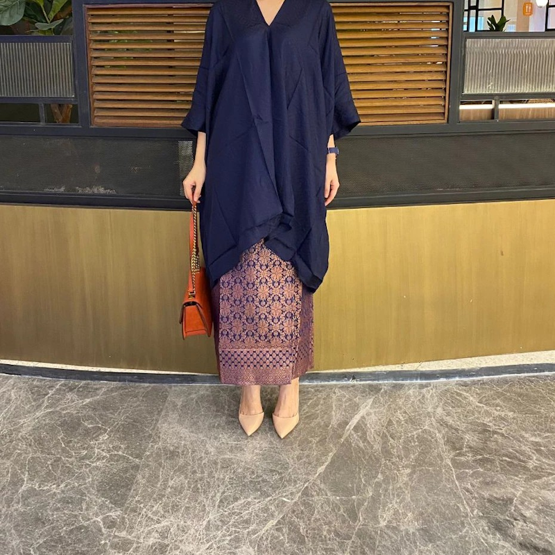 Lausboutique Tunik Aruna Polos Seri Samudra 4