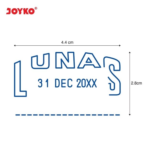 Joyko Date Stamp (Lunas) S-68