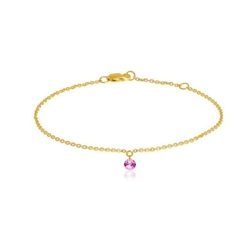 Candy Pop Chain Anklet 16K Yellow Gold 4
