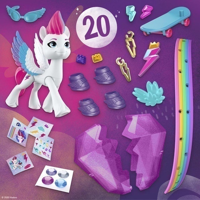 Hasbro My Little Pony: A New Generation Movie Crystal Adventure Zipp Storm F2452