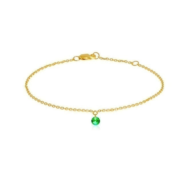 Candy Pop Chain Anklet 16K Yellow Gold