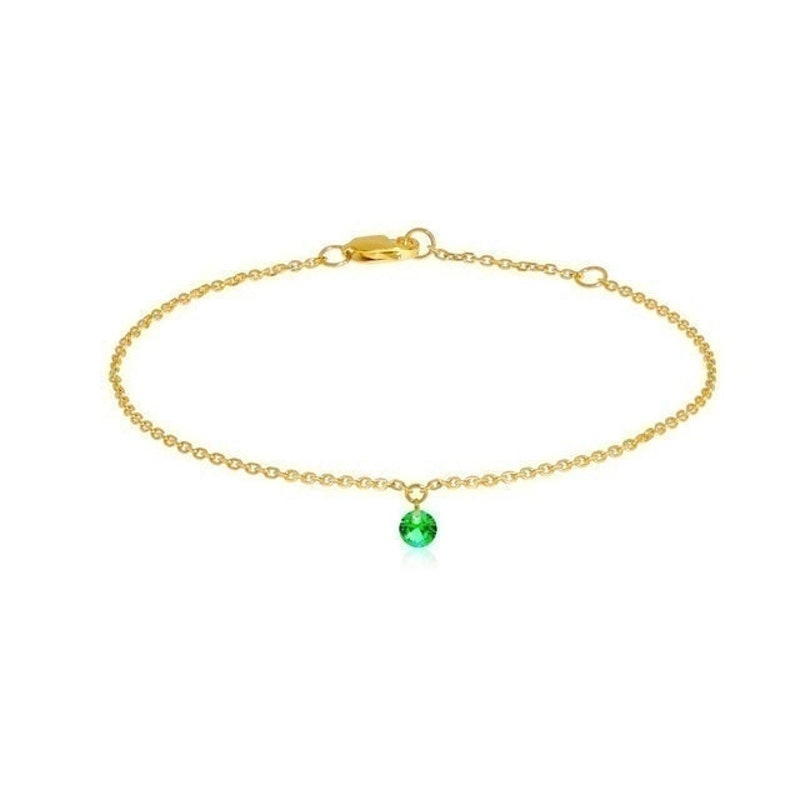Candy Pop Chain Anklet 16K Yellow Gold 1