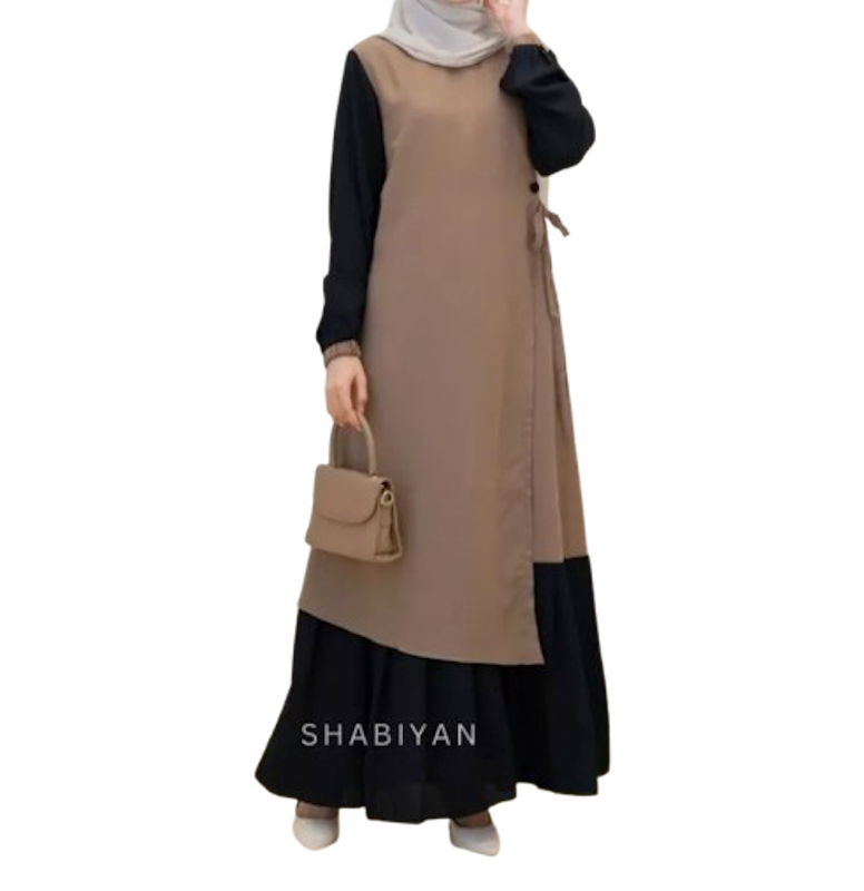 Shabiyan Gamis Wanita Polos 1