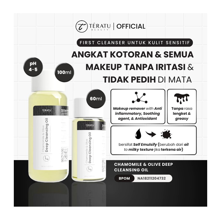 Fandi Universal Kosmekreasi Tératu Beauty Chamomile & Olive Deep Cleansing Oil