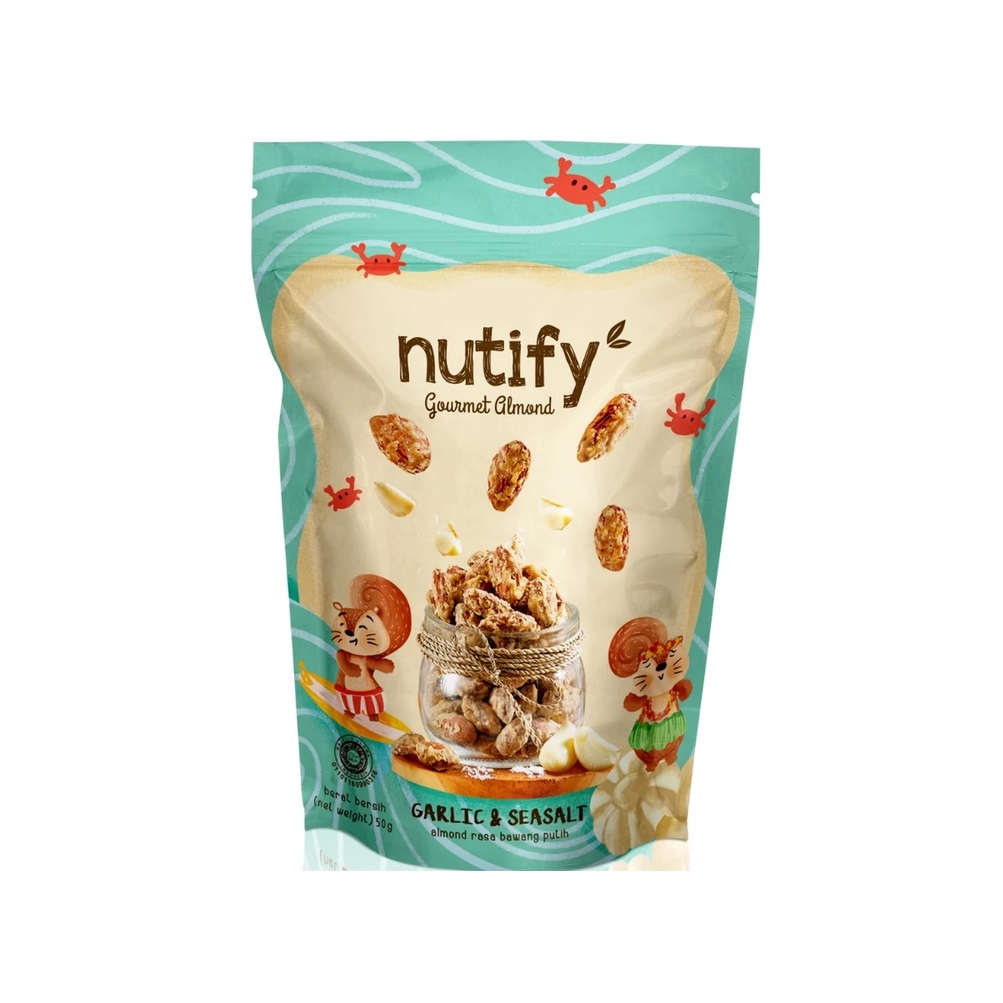 Nutify Gourmet Almond Garlic & Seasalt