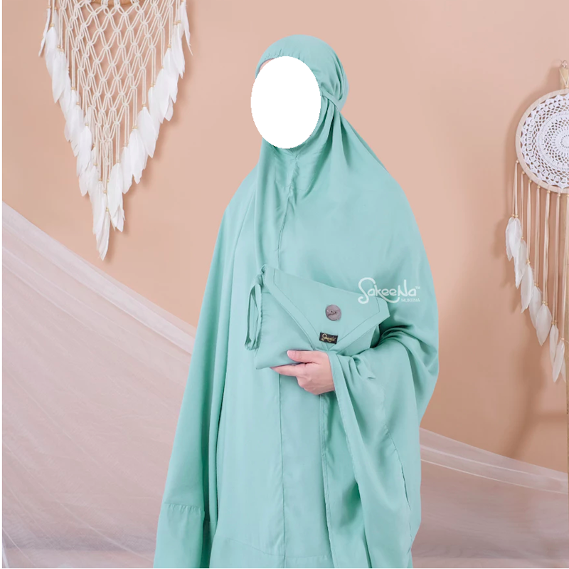 SAKEENA Mukena Bali Dewasa Katun Rayon Premium Jumbo 5