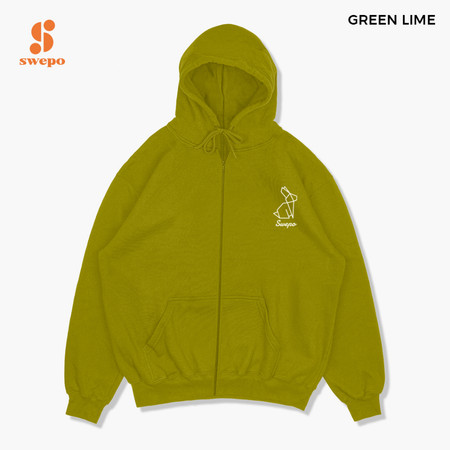  SWEPO Hoodie Zipper Poly Bunny