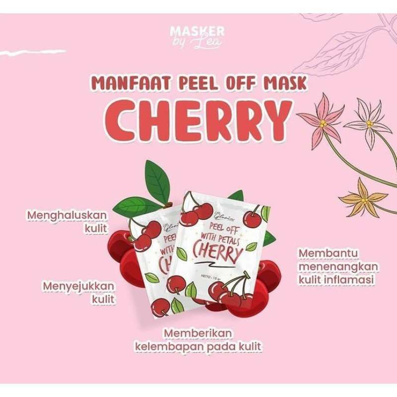 Peel Off Mask with Petals Cherry 2