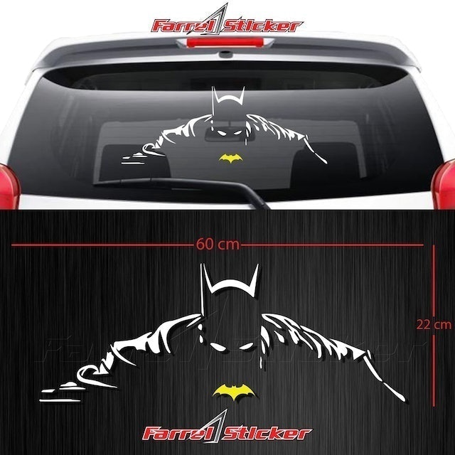  Stiker Mobil Siluet Batman