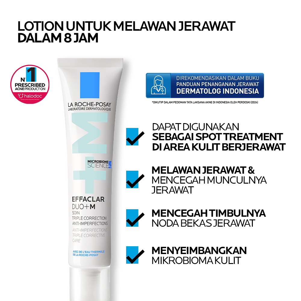 L'Oréal Indonesia La Roche-Posay Effaclar Duo+M Moisturizer / Acne Spot Treatment