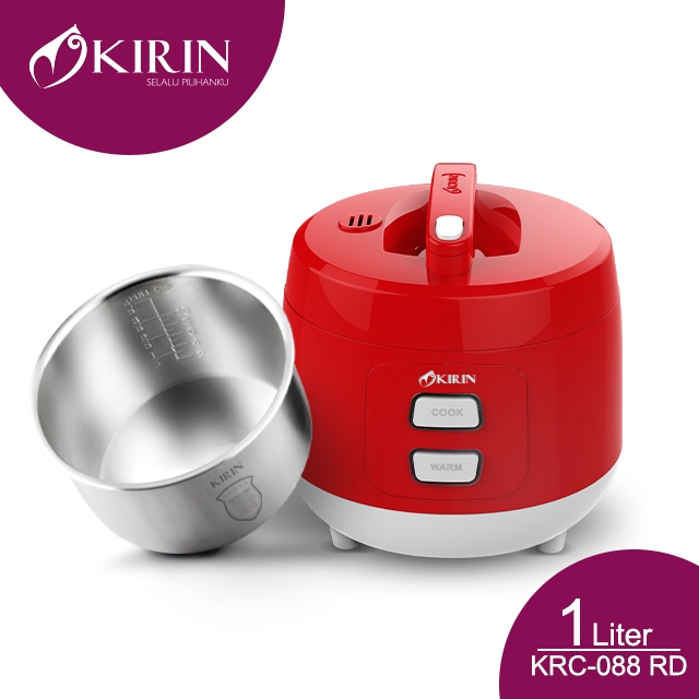 Kirin Rice Cooker 1L Red KRC-088