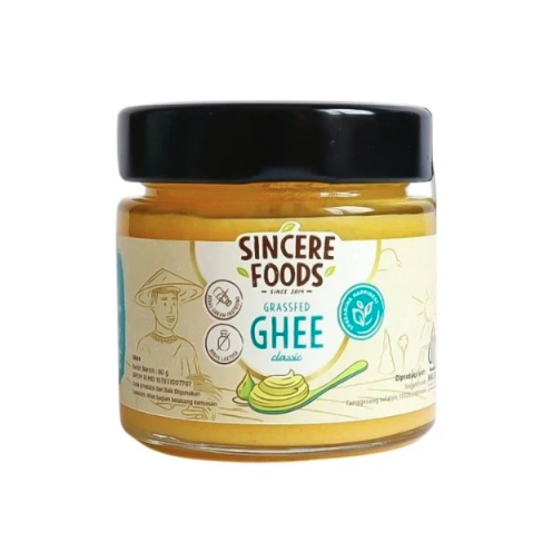 Sincere Foods Grassfed Ghee Classic 