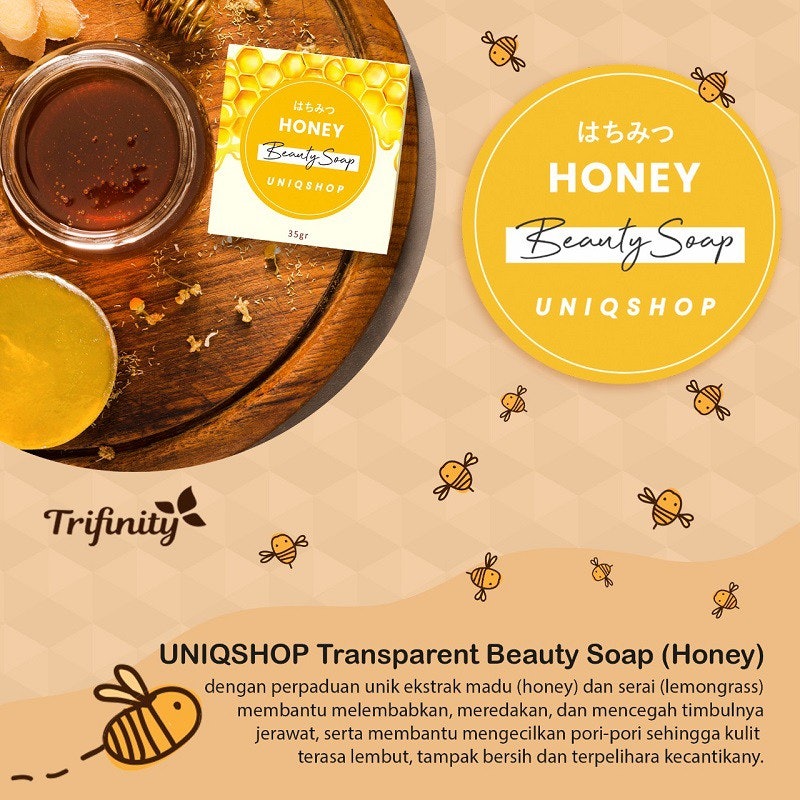 UNIQSHOP Trifinity Sabun Madu Pembersih Wajah 4
