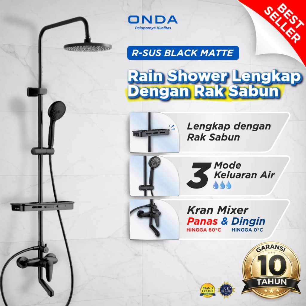 ONDA Rain Shower Set 3 in 1 2