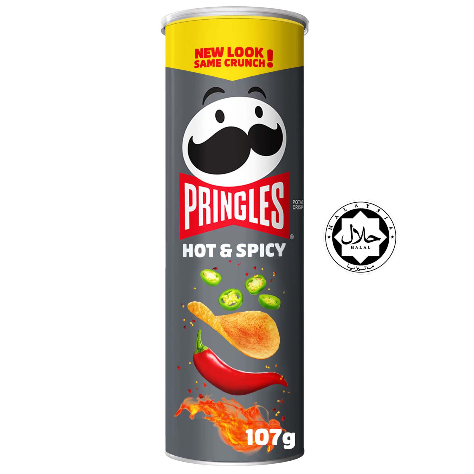 Kellogg’s Pringles Potato Crisps Hot & Spicy