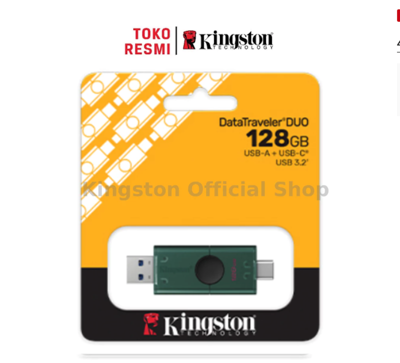 Kingston® DataTraveler Duo USB Flash Drive 3