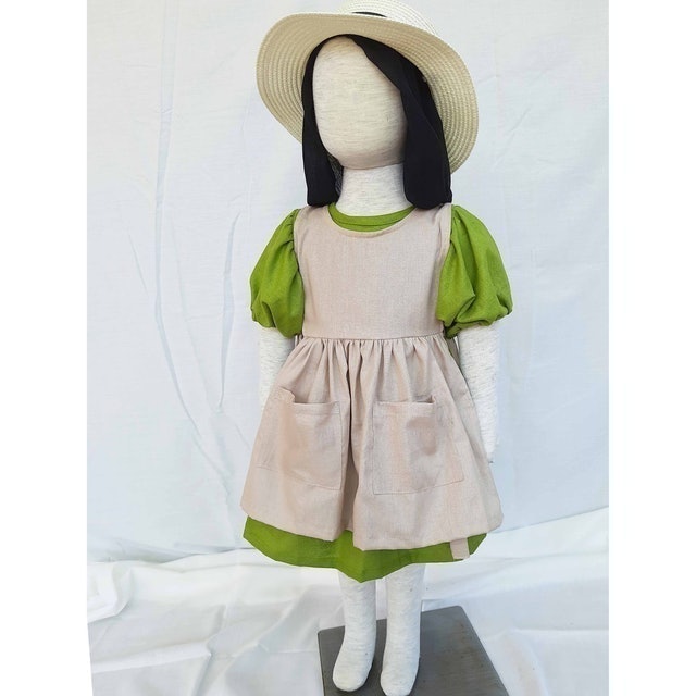 Cottoneli Set Apron Plus Dress