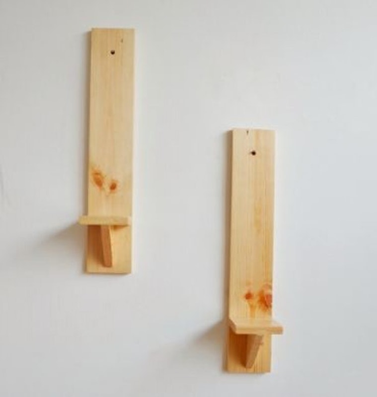 Rak Bunga Kayu Couple 2