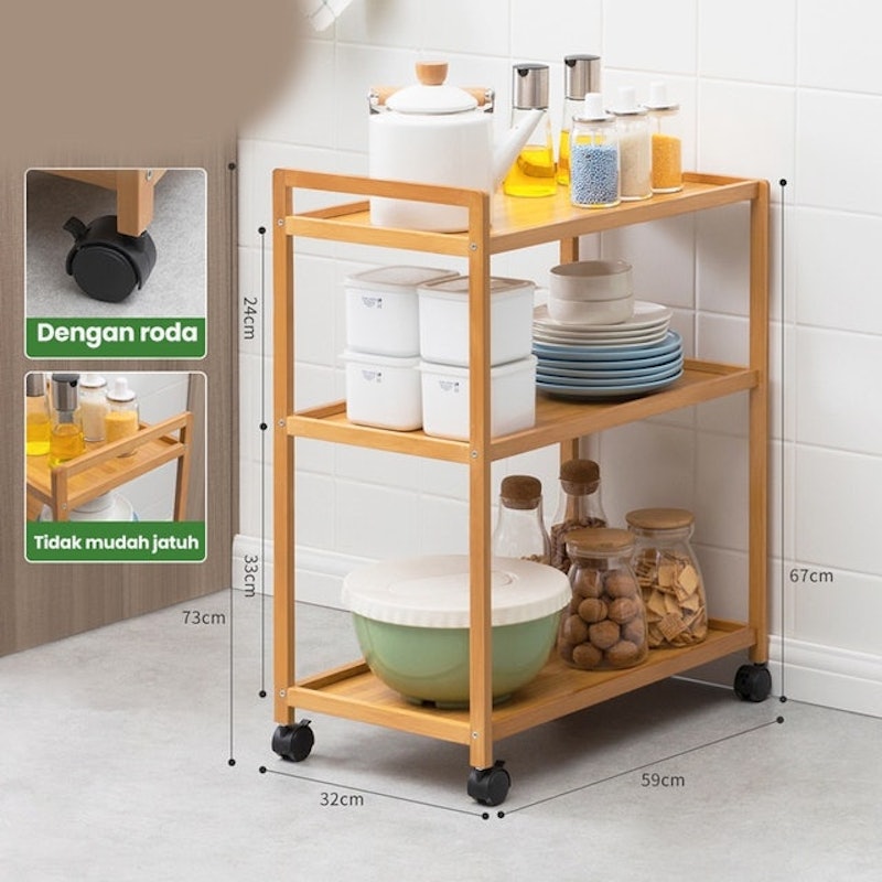 Rak Dapur Susun Kayu 2