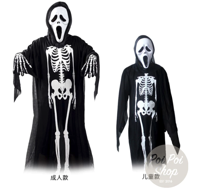Kostum Hantu Tulang Tengkorak 2
