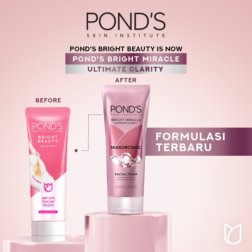 Unilever Indonesia Pond’s Bright Miracle Ultimate Clarity Niasorcinol Facial Foam
