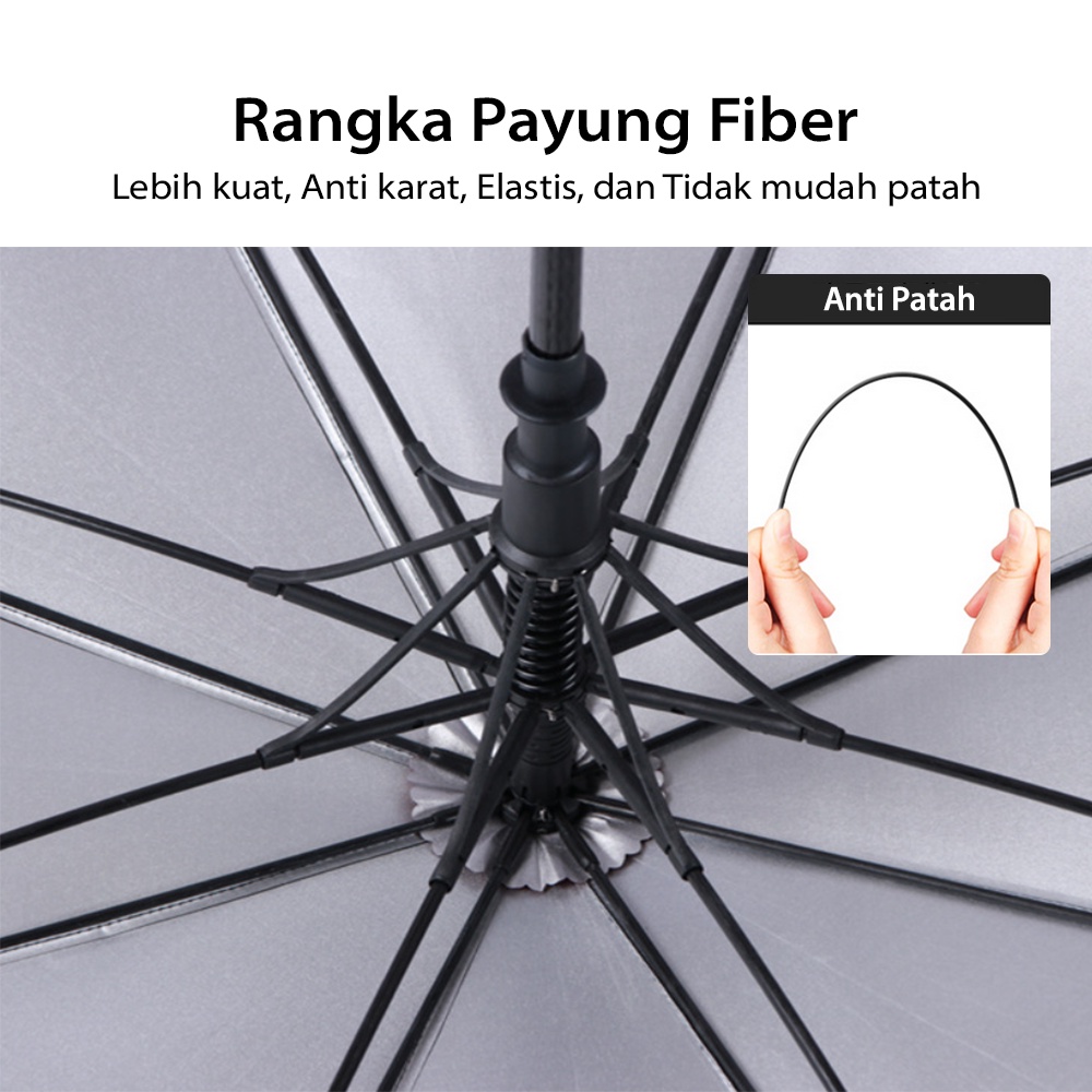  HUGO Payung Besar Jumbo Golf Otomatis