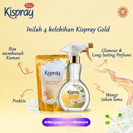 Enesis Group Kispray Fine Perfume Glamorous Gold