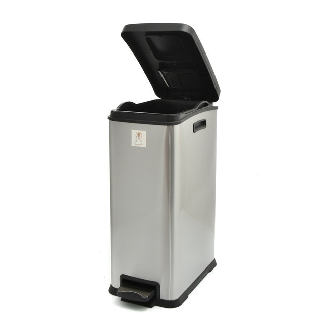 Krisbow Waste Bin Rectangle Matt 30L with Pedal KW1800791