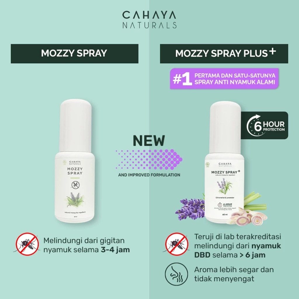  Cahaya Naturals Mozzy Spray+