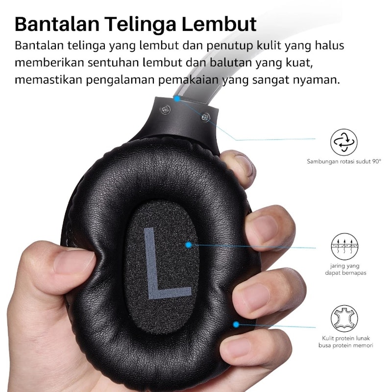 Tozo Over Ear Headphone Wireless 4