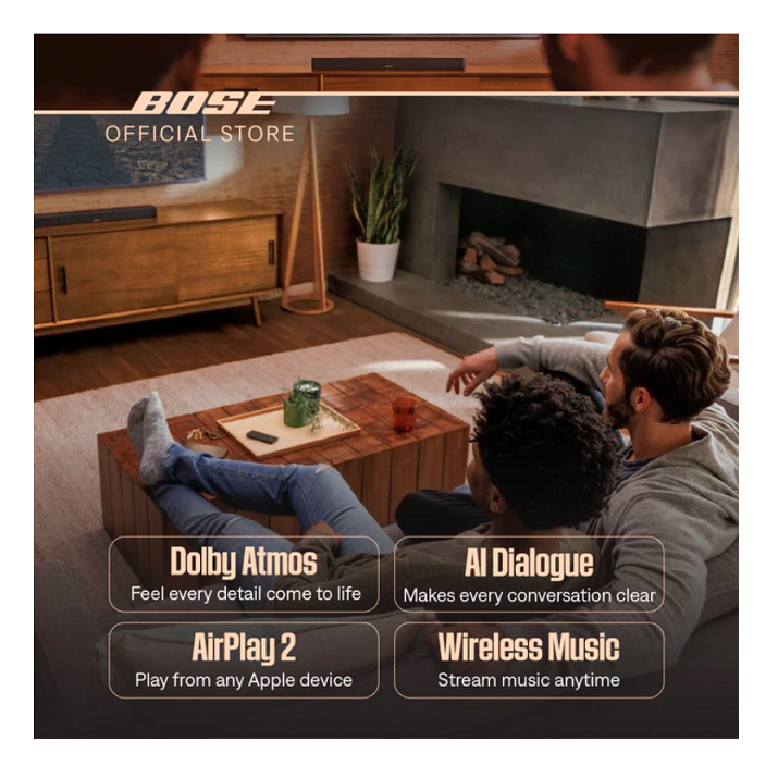 Bose Bose Smart Soundbar with Dolby Atmos for Premium Home Theater