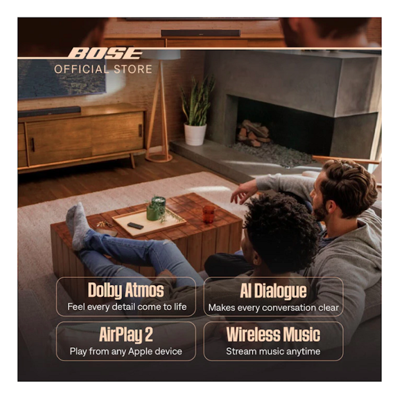 Bose Smart Soundbar with Dolby Atmos for Premium Home Theater 5