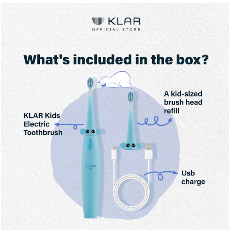 KLAR Kids Electric Toothbrush 5