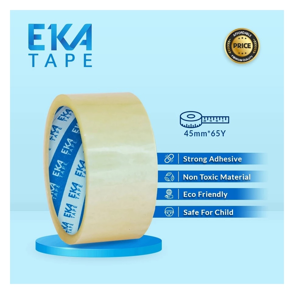 EKA Tape OPP Lakban Bening 45mm x 65 yard 2