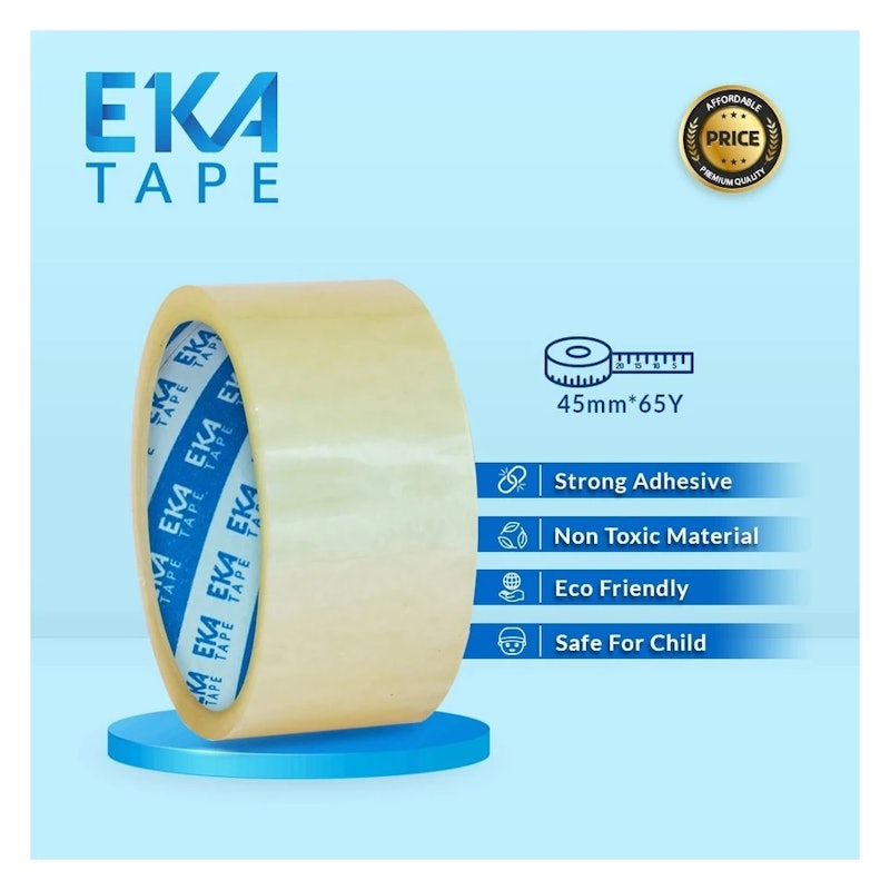 EKA Tape OPP Lakban Bening 45mm x 65 yard 2