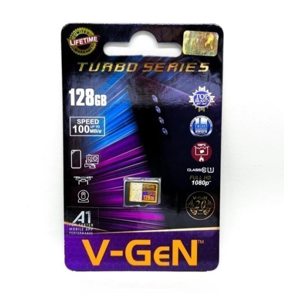 V-GeN SD Card Turbo Series 128GB