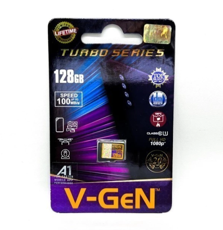 V-GeN SD Card Turbo Series 128GB 1