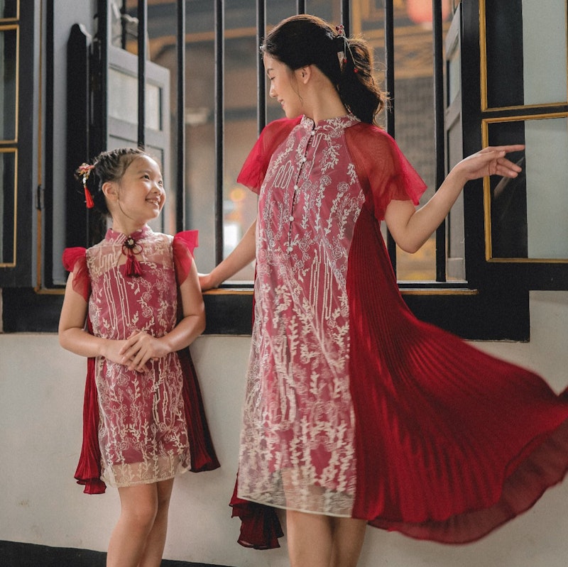 Shua Dress Mom & Girls 5