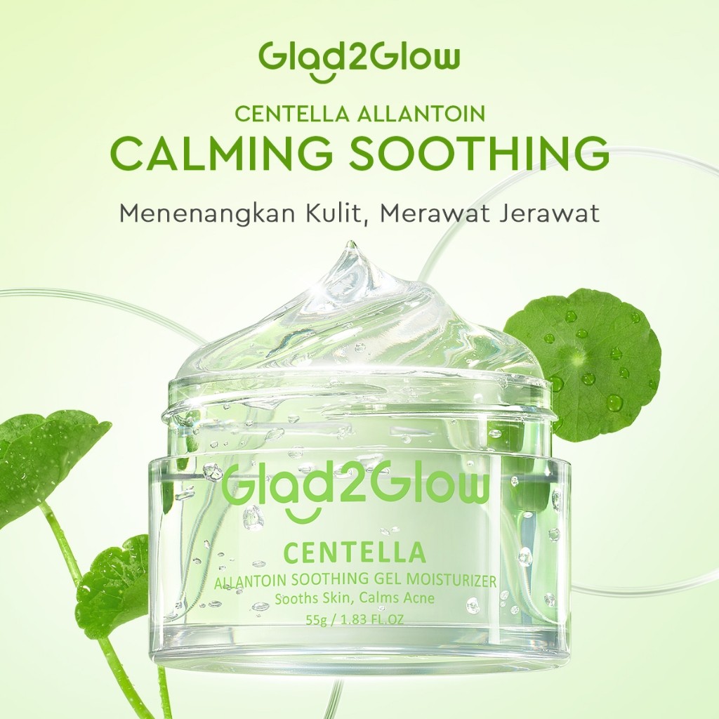 Suntone Wisdom Indonesia Glad2Glow Centella Allantoin Soothing Gel Moisturizer