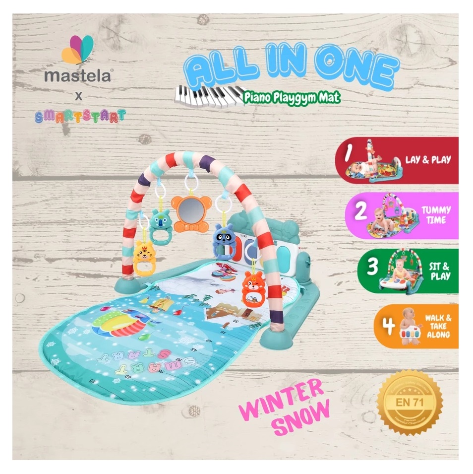 Mastela X Smart Start All in One Piano Playgym Mat  4