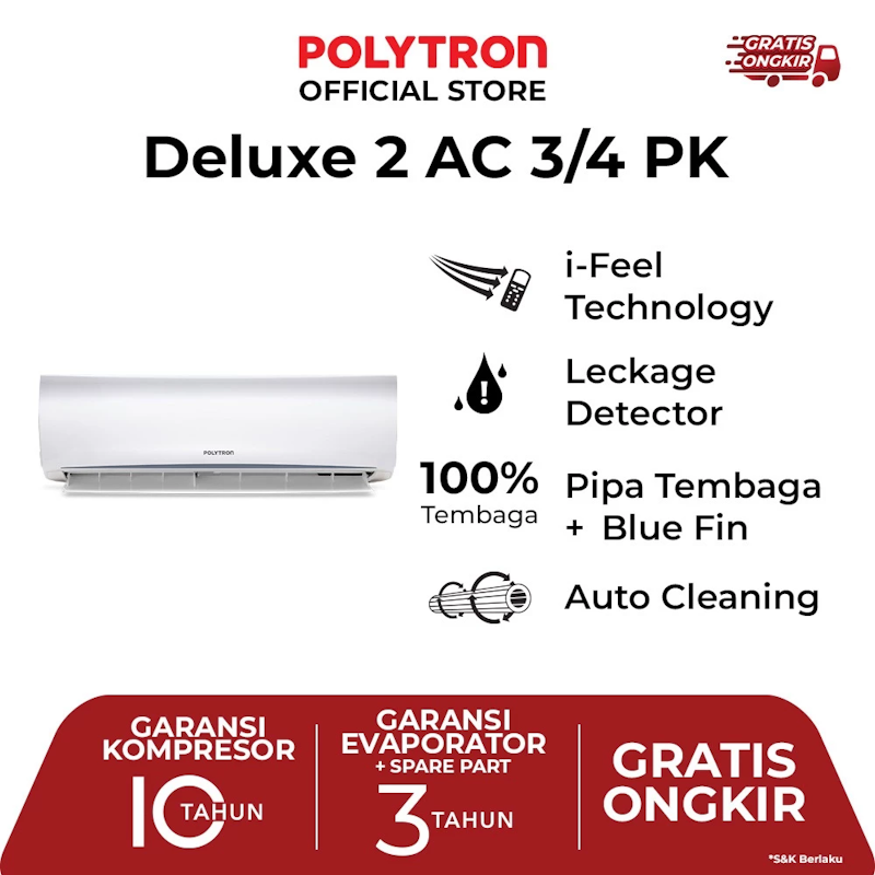 AC Split Standard Deluxe 2 3/4 PK 4