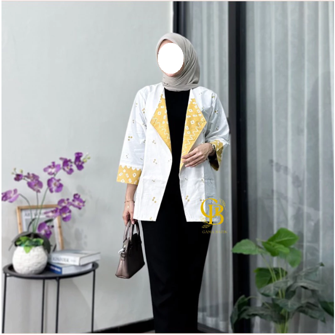 Gama Batik Blazer Batik Atasan Wanita  3