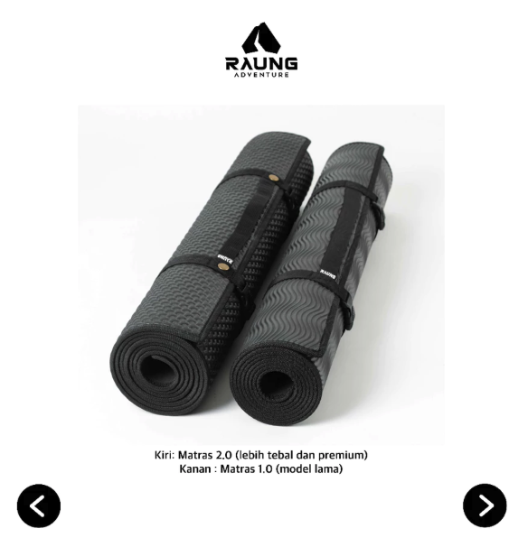 Raung Anugrah Indonesia Raung Adventure Matras Outdoor 